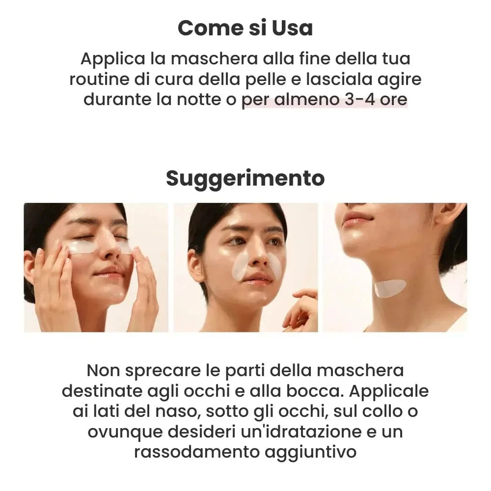 Maschera anti-age al Bio Collagene